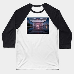 Tokyo Blade Runner Building Baseball T-Shirt